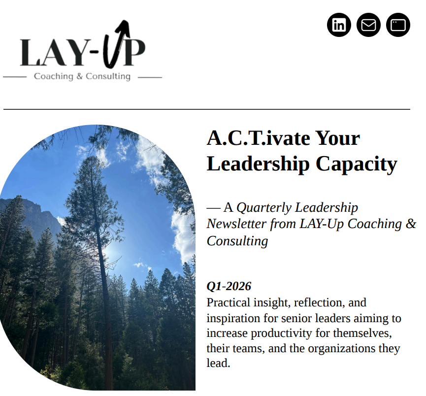 A.C.T.ivate Your Leadership Capacity